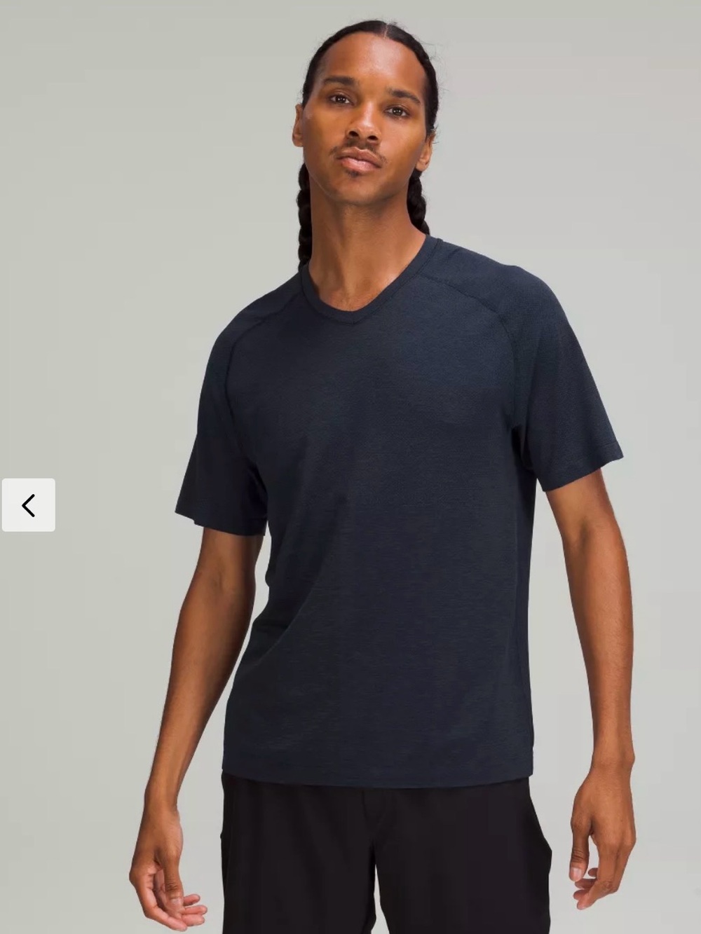 Lululemon Metal Vent Tech Short Sleeve shirt 2.0 Navy , Small